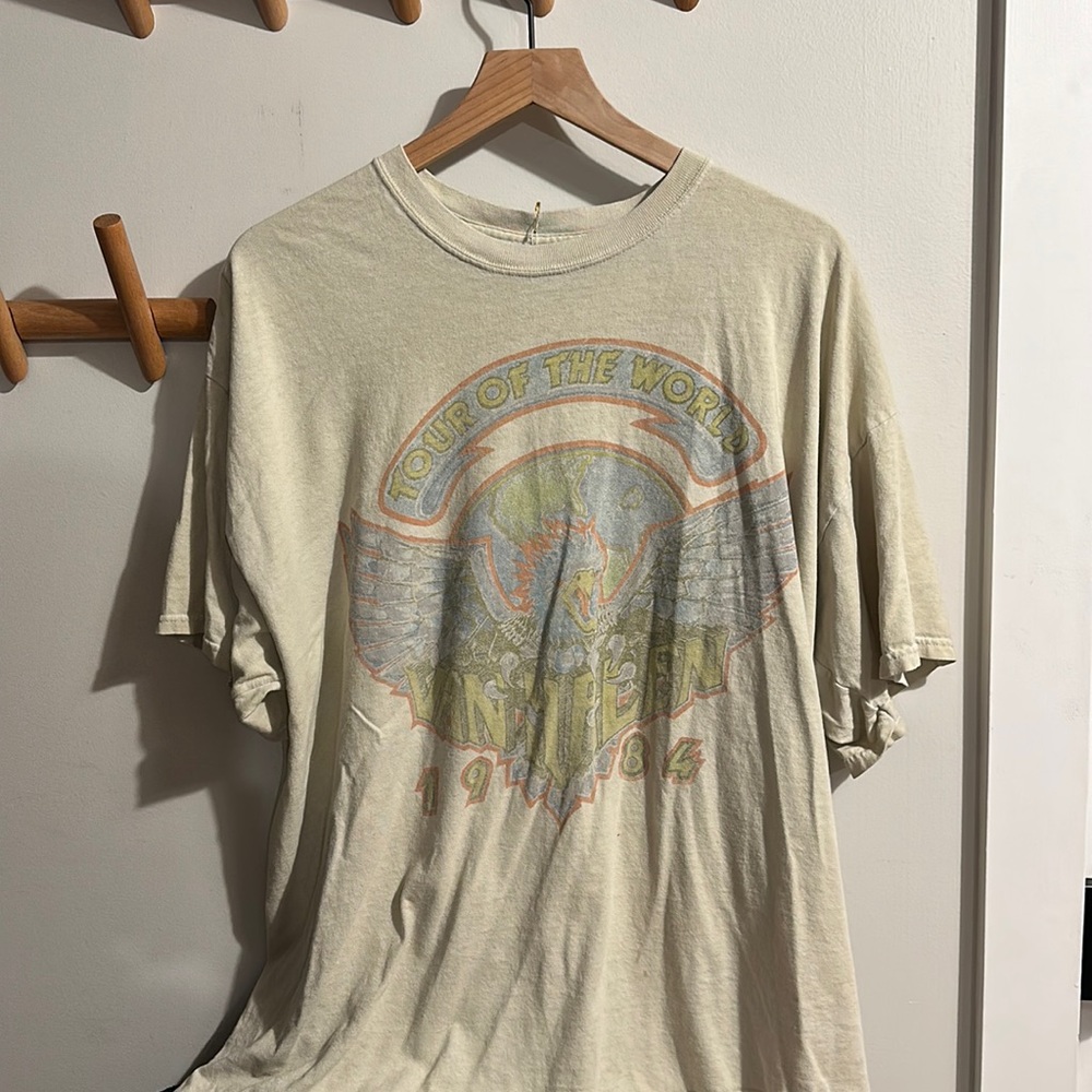 over sized vintage van halen t shirt